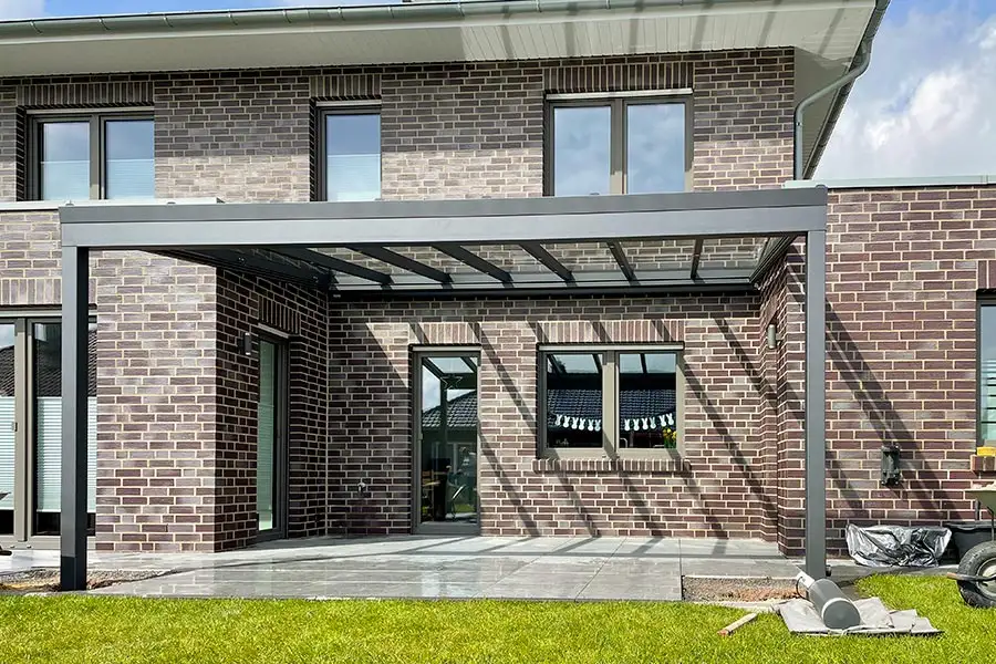 Aluminiowa konstrukcja zadaszenia Aluwandel