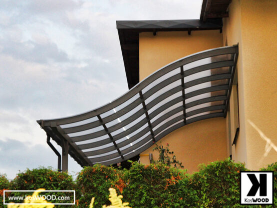 Zadaszenie tarasu przyścienne Corsa