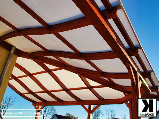 Zadaszenie tarasu narożne