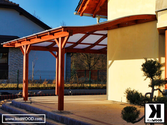 Zadaszenie tarasu narożne