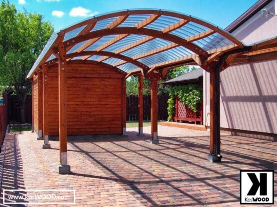 Wiata garażowa Praga