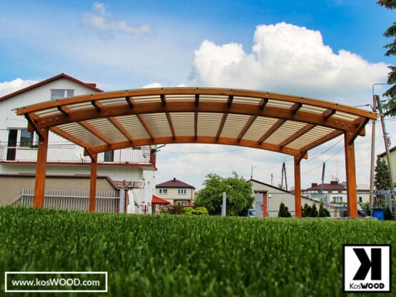 Wiata garażowa Praga