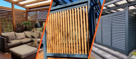 Zabudowy tarasu, żaluzje ruchome typu shutters,zabudowa, stała tarasu